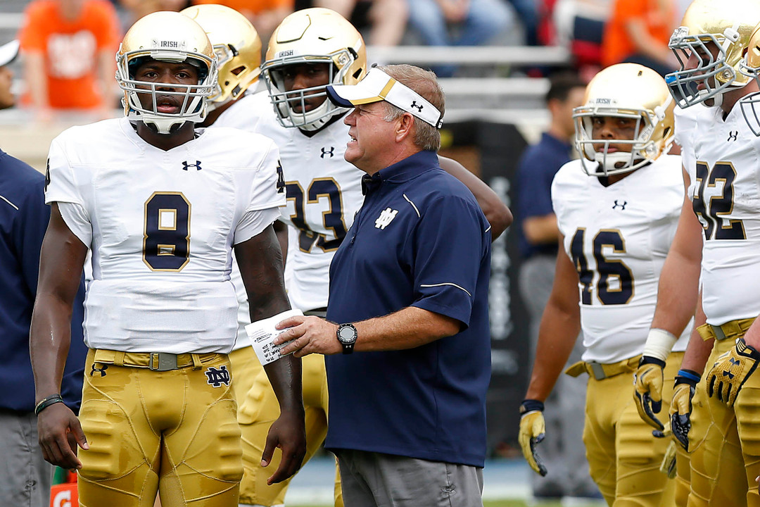 Head coach Brian Kelly