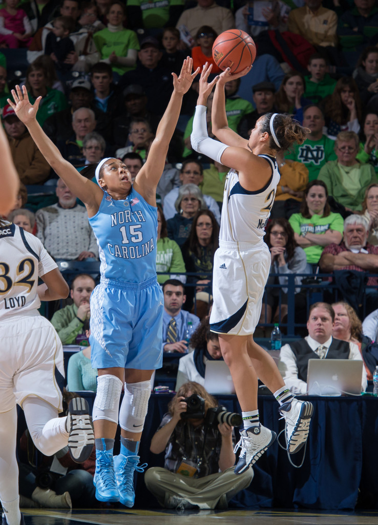 No. 2 Notre Dame vs. No. 14 North Carolina
