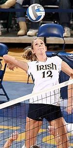 Senior MB Lauren Brewster is one of only three players to have been an AVCA All-American in 2004 and a CoSIDA Academic All-American in '05.