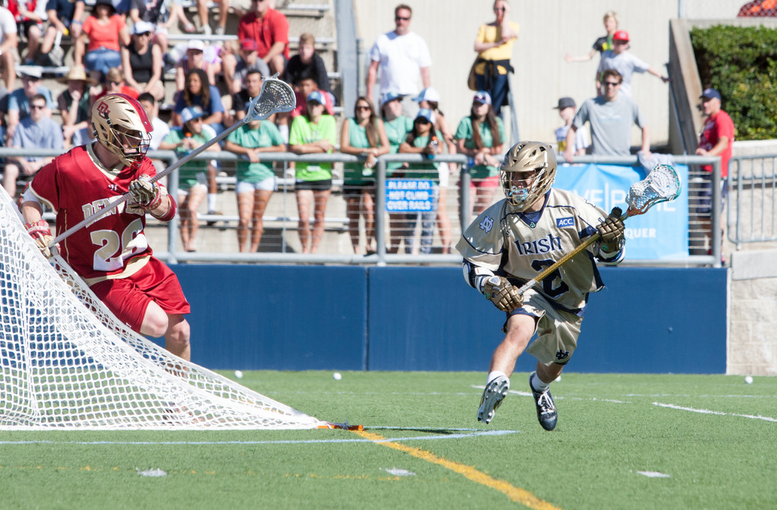 Senior attackman John Scioscia registered six goals and two assists.