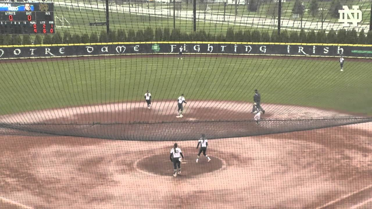 Notre Dame vs. Pitt Softball Highlights