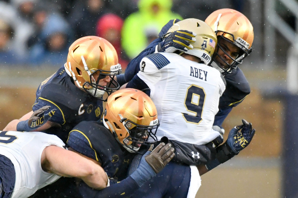 Notre Dame vs. Navy (USATSI)