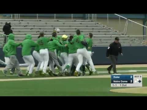 Highlights - Notre Dame Baseball vs. Duke Game Three