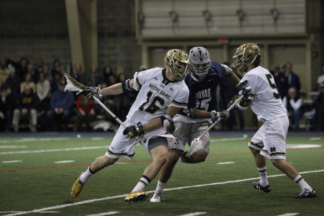 Sophomore midfielder Sergio Perkovic registered three goals and two assists against Georgetown in the season opener.