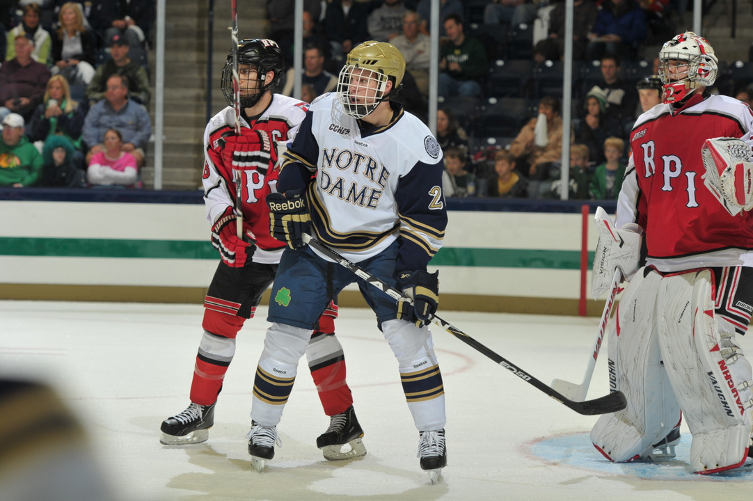 Junior left wing Nick Larson returns to his home state of Minnesota to face the Gophers in the Hall of Fame Game on Jan. 7.