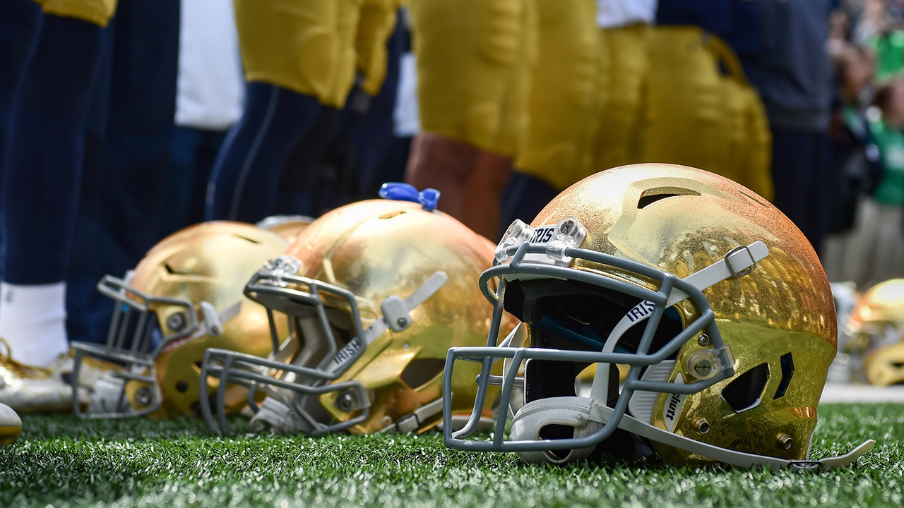football helmets