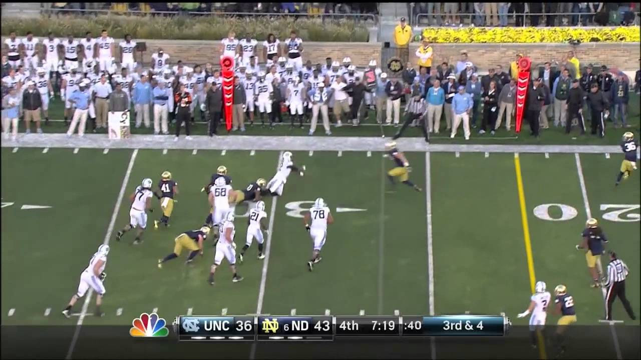 FB - Cole Luke INT #NDQuickPlays