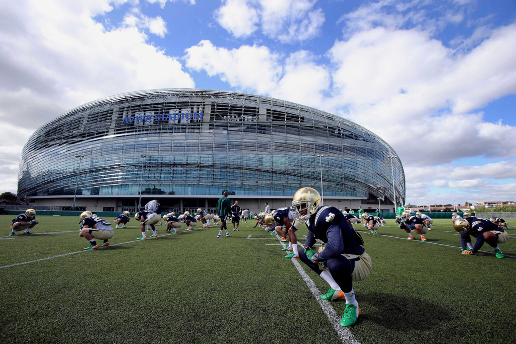 Notre Dame Pounds Navy 50-10 in Dublin (AP)