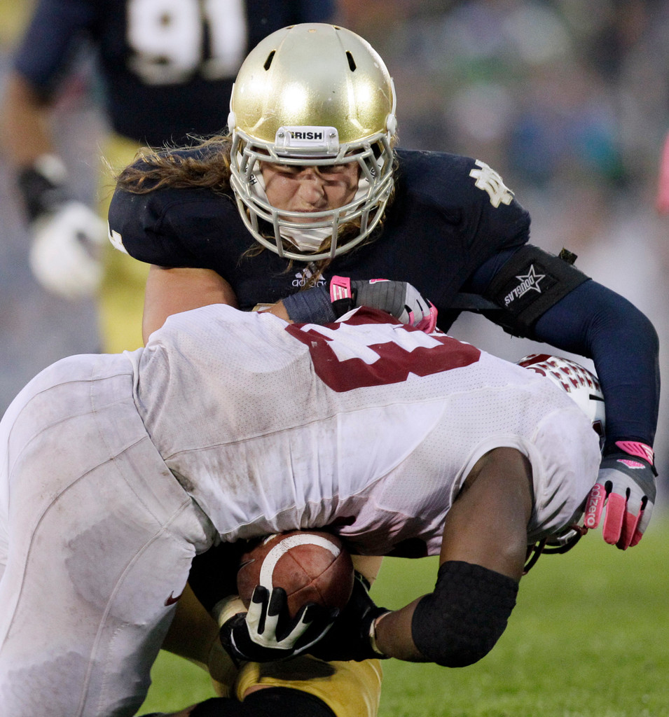 Defense, #7 Irish Stop #17 Stanford, 20-13 in OT (AP)
