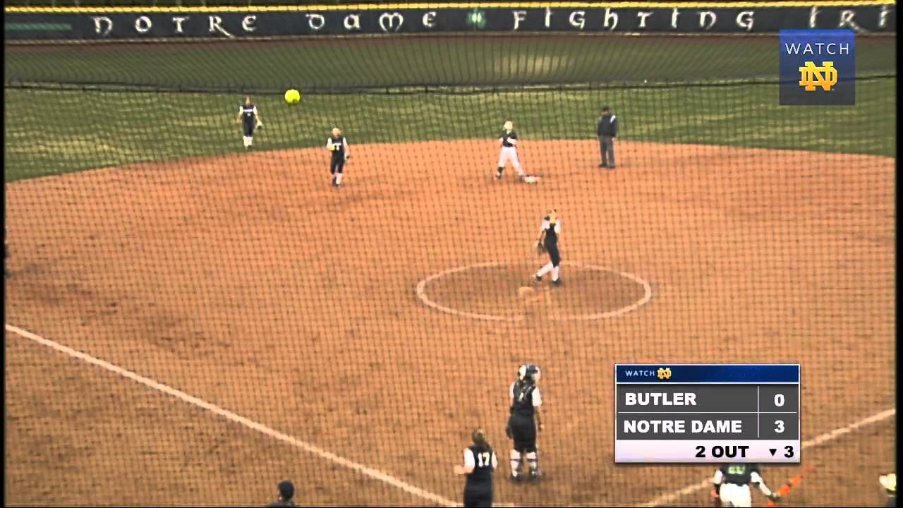 Notre Dame vs Butler Softball Highlights