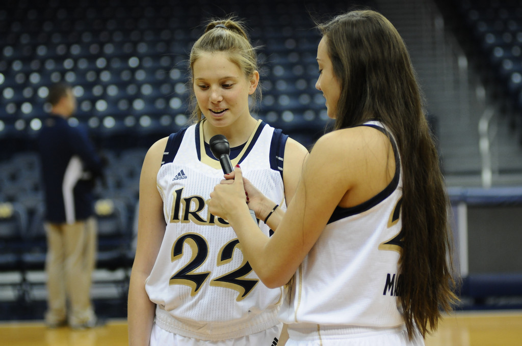 Notre Dame Women's Basketball Media Day 10-11-2012