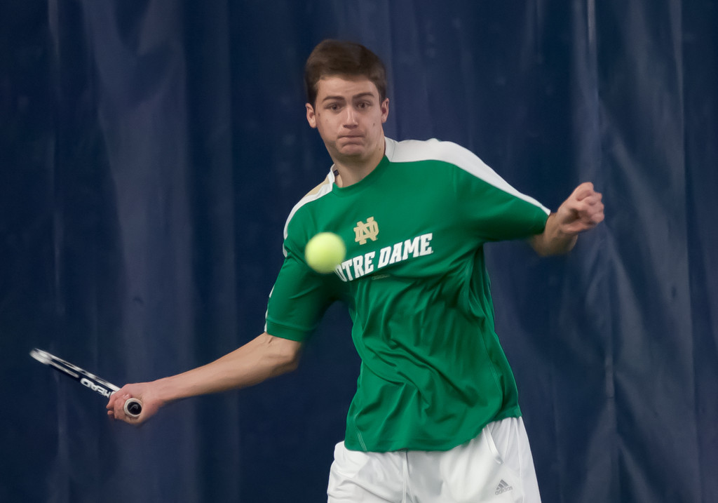 Notre Dame Men's Tennis vs Duke on 02-03-2013