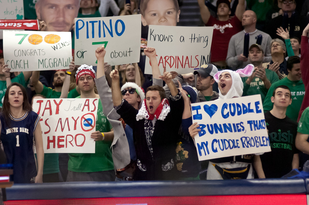 ESPN College GameDay visits Notre Dame Men's Basketball vs Louisville on 02-09-2013