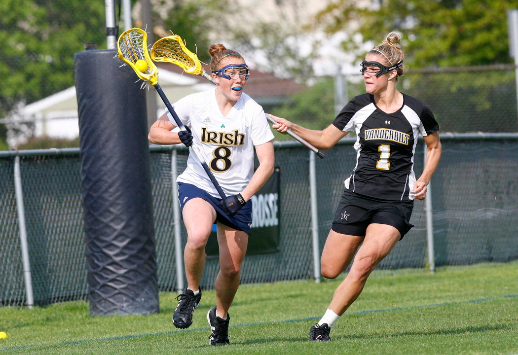 Junior midfielder Kaitlin Keena and the Irish will make their third consecutive appearance in the NCAA Tournament.  The Irish will face defending national champion Northwestern in their opening round game on May 15.