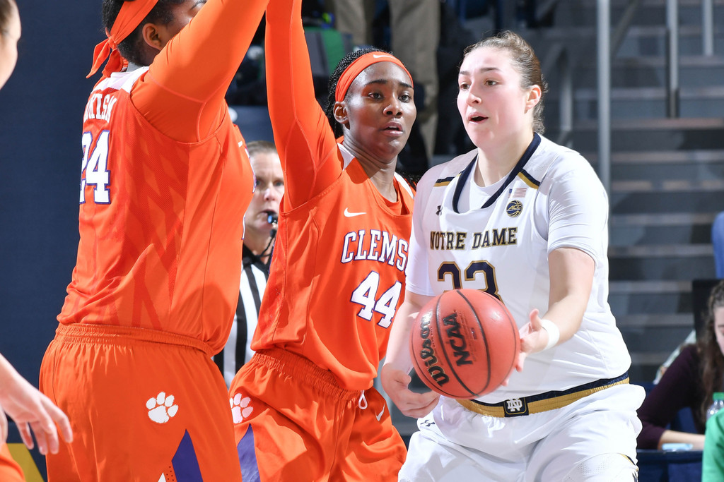 ND WBB vs. Clemson (USATSI)