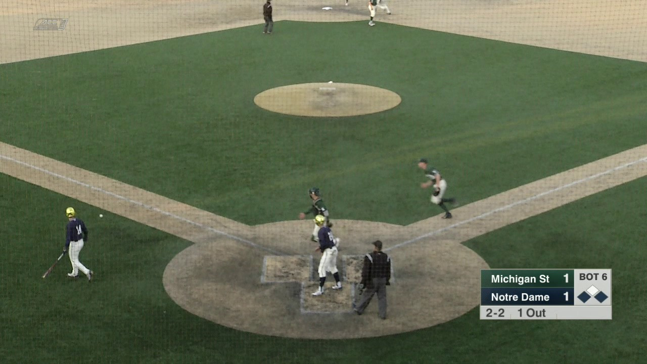 Highlights - Notre Dame Baseball vs. Michigan State