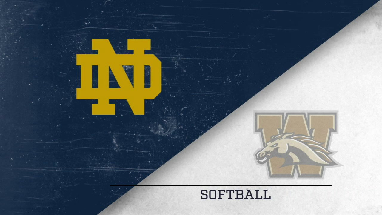 Highlights - Notre Dame Softball vs. Western Michigan