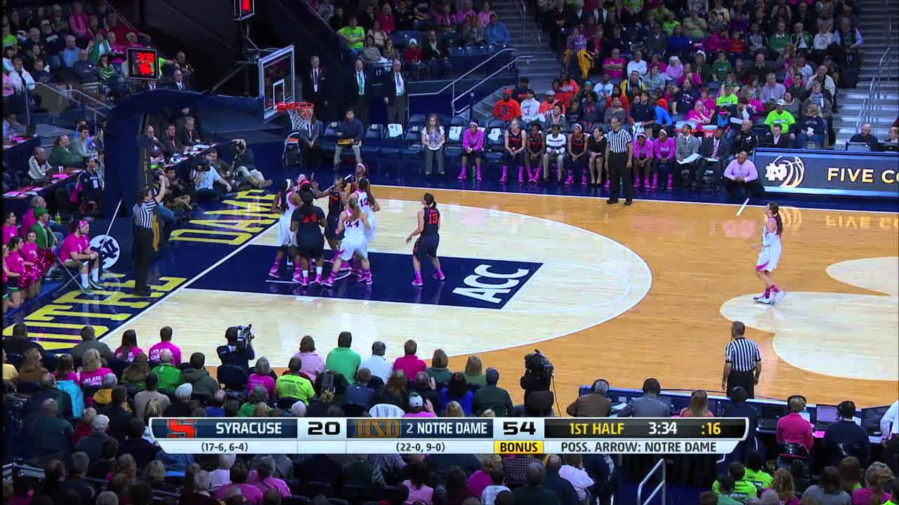 Irish 101, Orange 64 - Notre Dame Women's Basketball