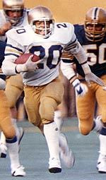 Allen Pinkett had a big day on the ground, gaining 111 yards. (File Photo)