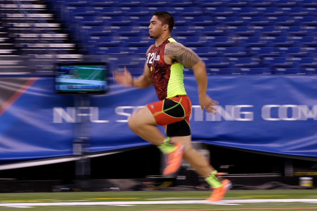 Irish at the NFL Combine (AP)
