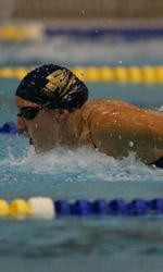 Junior Katie Carroll continued her stellar season with three event victories against Minnesota on Friday, Nov. 11, all coming in NCAA "B" cut time.