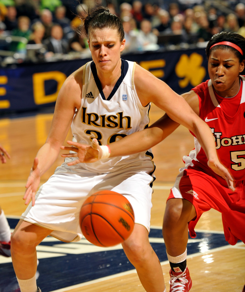 #11/10 Irish Topple #RV/23 St. John's, 69-36 (AP)