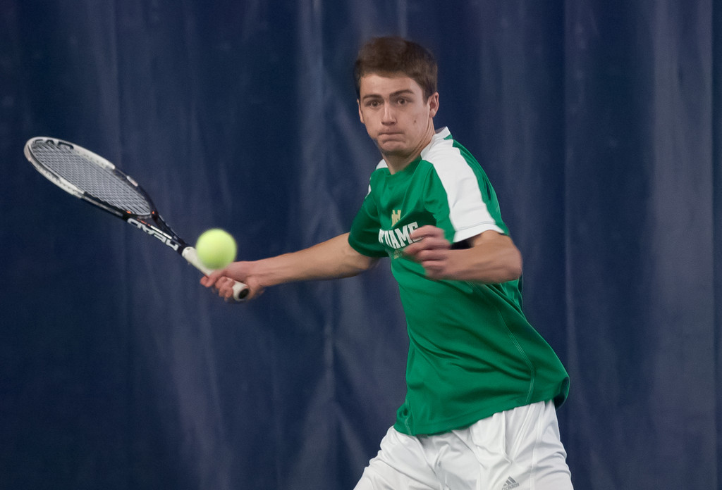 Notre Dame Men's Tennis vs Duke on 02-03-2013