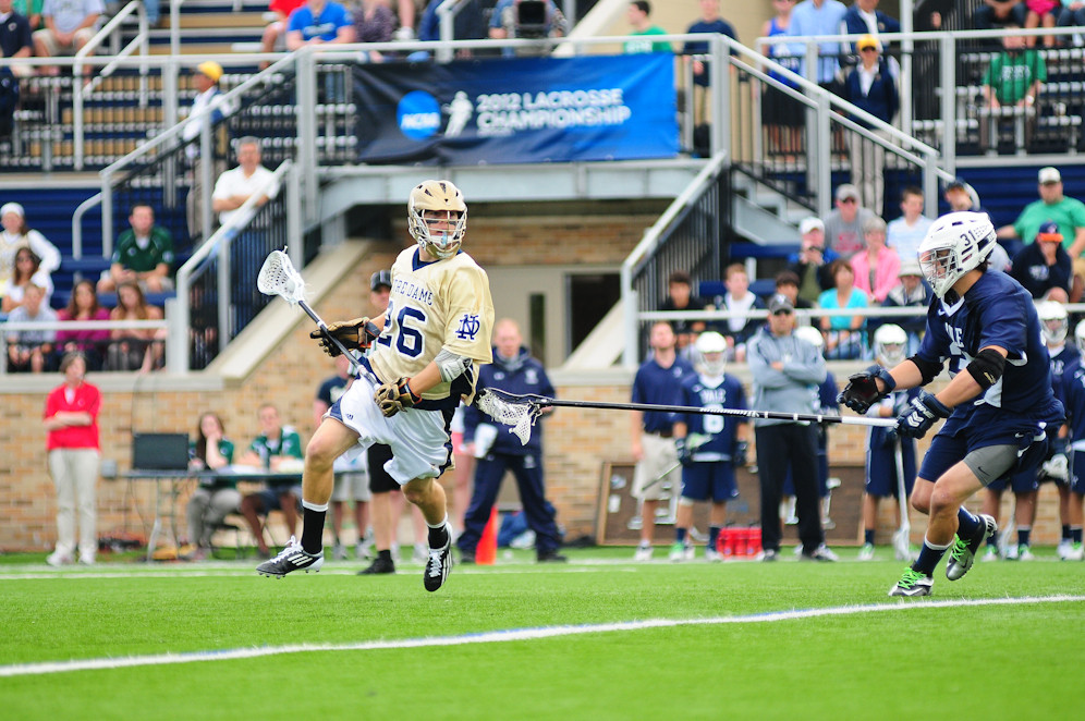 Junior midfielder Jim Marlatt scored a career-high five goals in the Irish victory.