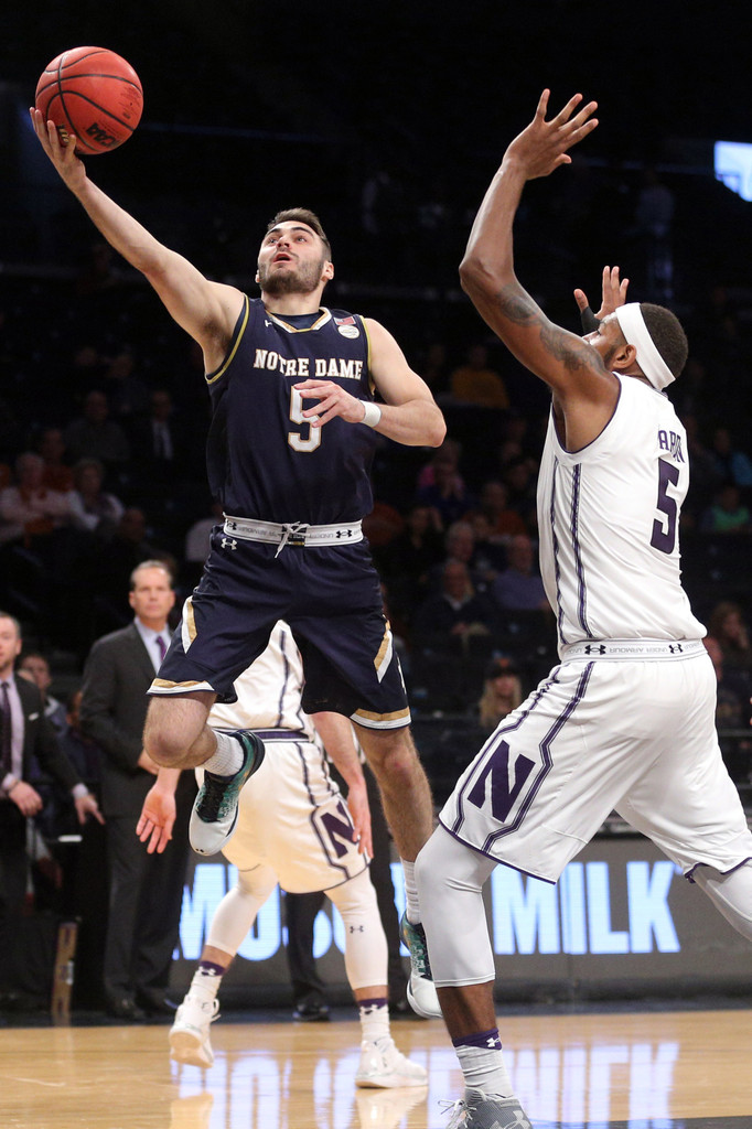 Notre Dame 70, Northwestern 66