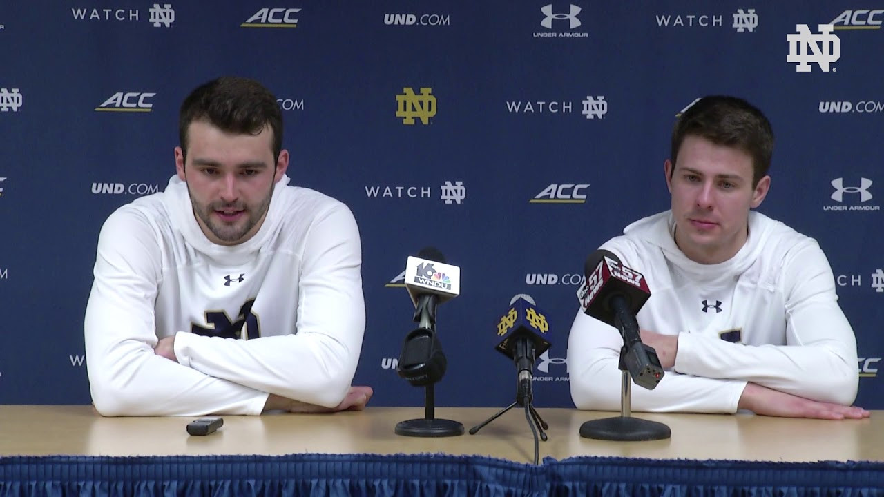 @NDMBB | Player Post-Game Press Conference vs. Clemson (2019)