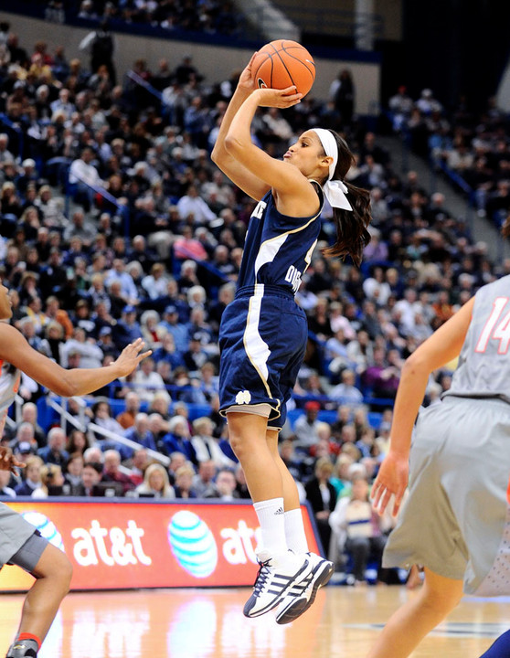 Notre Dame junior guard Skylar Diggins is among 12 finalists for this year's State Farm Wade Trophy that goes to the nation's top NCAA Division I women's basketball player, it was announced Friday.