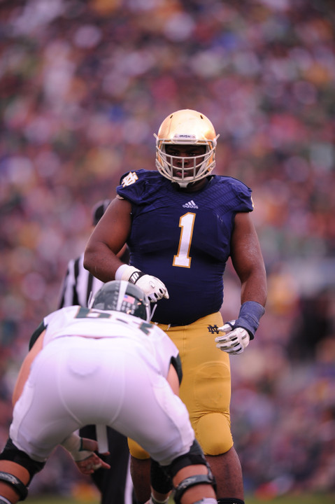 Notre Dame defensive lineman Louis Nix III.