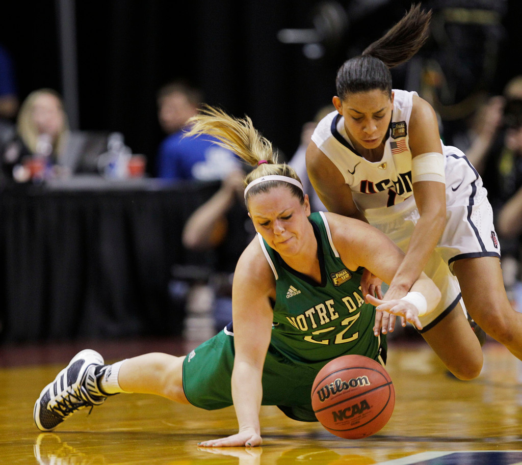 Irish Advance to Final, Topple Top-Ranked UConn 72-63 (AP)