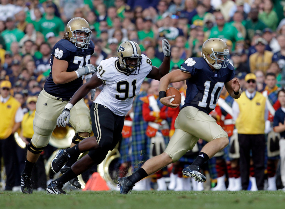 Sophomore left tackle Zack Martin was one of the featured guests on the Sept. 22 Fighting Irish Fan Chat at UND.com.