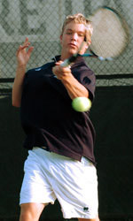 Senior Andrew Roth.