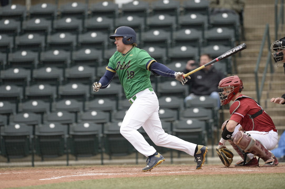 Senior Ryan Bull had a solo homer in Tuesday's loss to Indiana in Indianapolis.