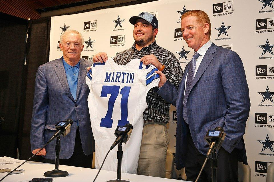 Zack Martin was drafted by the Dallas Cowboys in 2014.