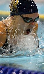 Kelli Barton, who holds the Notre Dame record in the 1,500-meter freestyle, graduated with a 3.941 grade-point average and a degree in theology and political science.