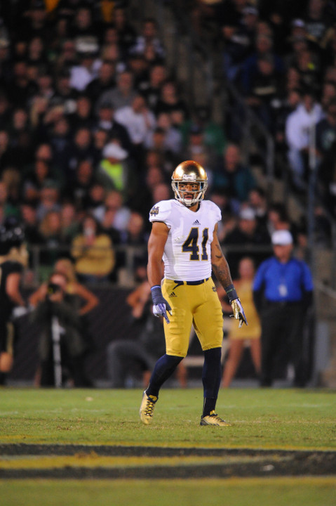 Notre Dame Junior safety Matthias Farley