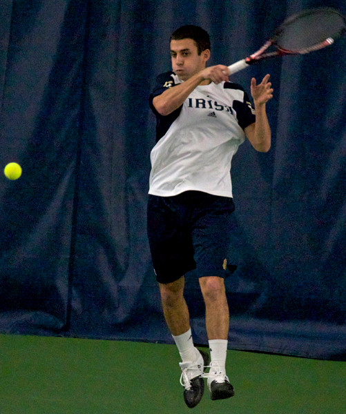 Senior Daniel Stahl carries a 7-6 dual record this season.