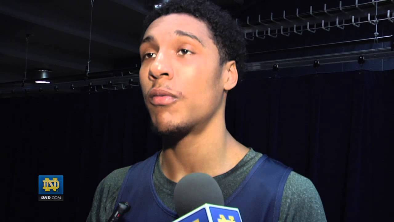 Cam Biedschied talks to the media on 03/07/13