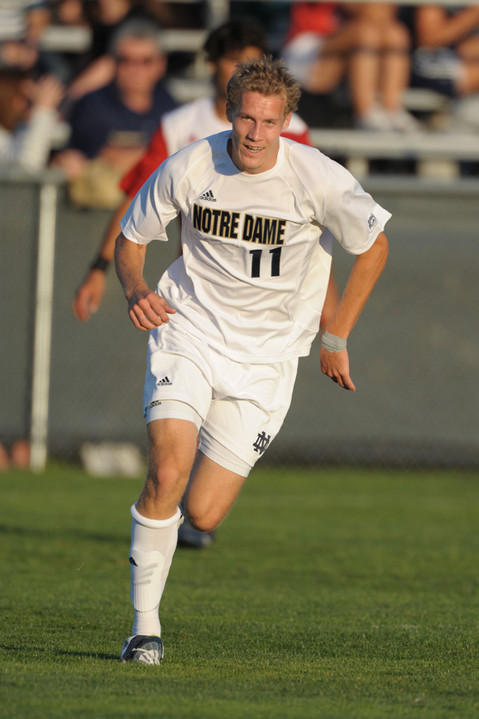 Sophomore forward Steven Perry put the Irish up 2-0 with the first goal of his collegiate career.