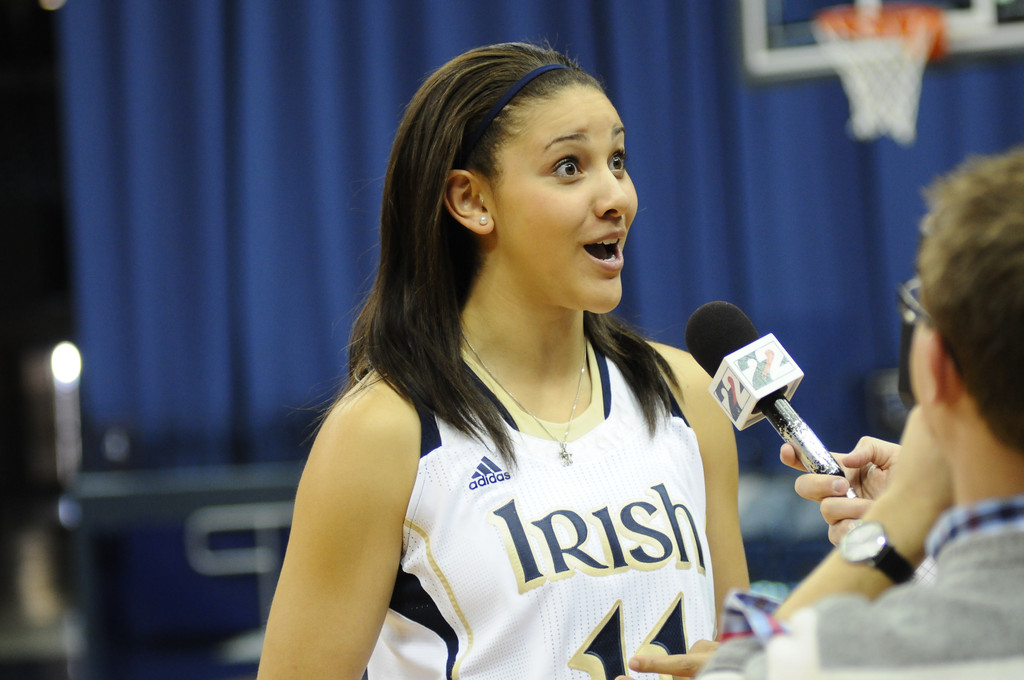 Notre Dame Women's Basketball Media Day 10-11-2012