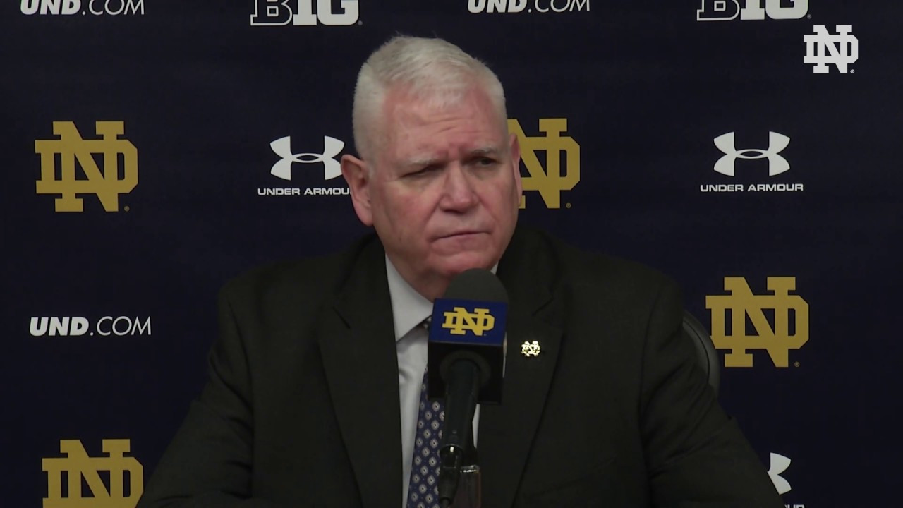 @NDHockey | Jeff Jackson Post-Game Press Conference vs. Michigan State (2019)