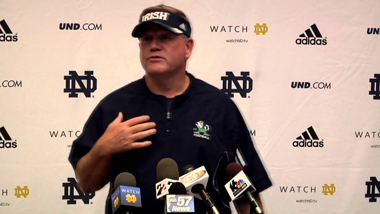 Coach Kelly Media Session - Oct. 3, 2013