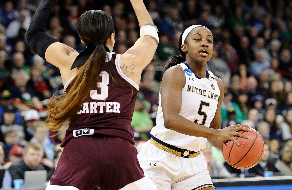 NCAA Sweet 16: ND WBB vs. Texas A&M (USATSI)
