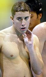 Senior Doug Bauman was the third-fastest qualifier in the 200-yard backstroke on Saturday morning.