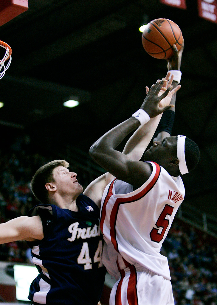 Men's Basketball vs. Rutgers, 02/17/2008 (AP)