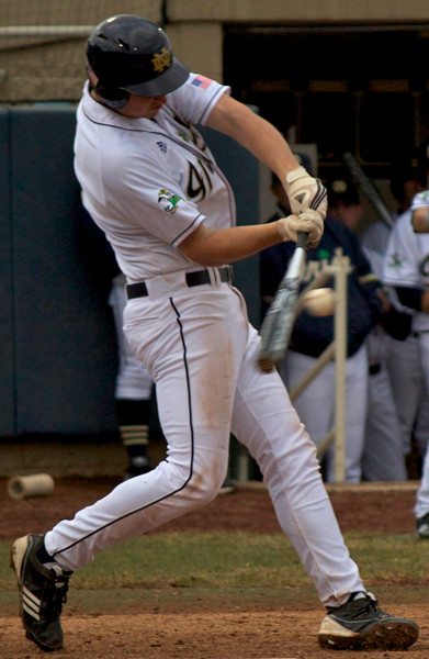 Freshman 1B Trey Mancini hit his team-best ninth home run of the year