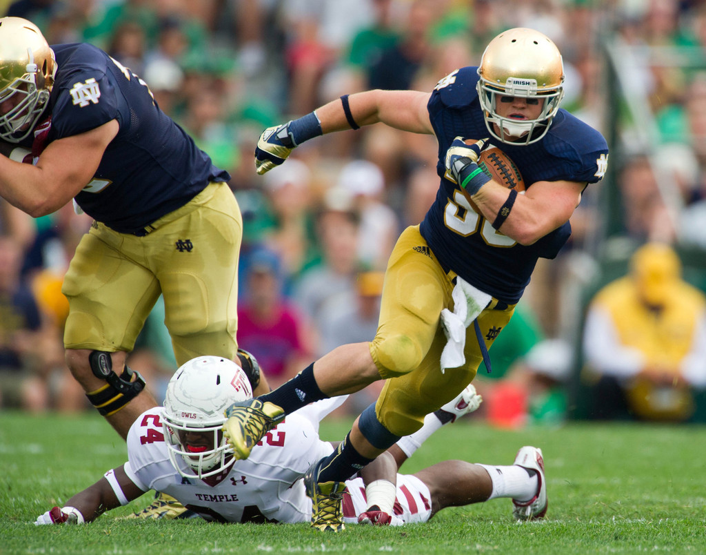 Notre Dame vs. Temple (USATSI)